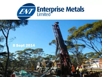 8 Sept 2014  Important Information  Disclaimer    This document has been prepared by Enterprise