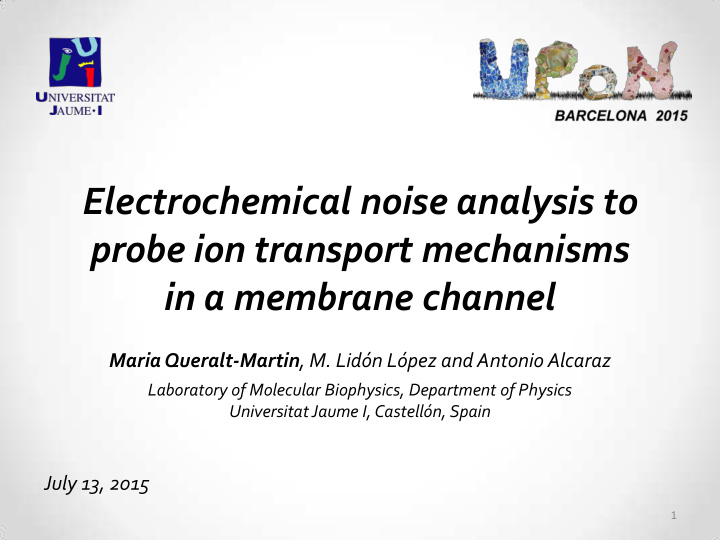 probe ion transport mechanisms