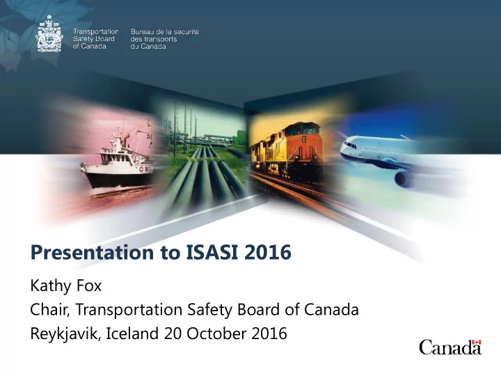 presentation to isasi 2016