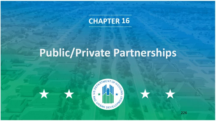 public private partnerships