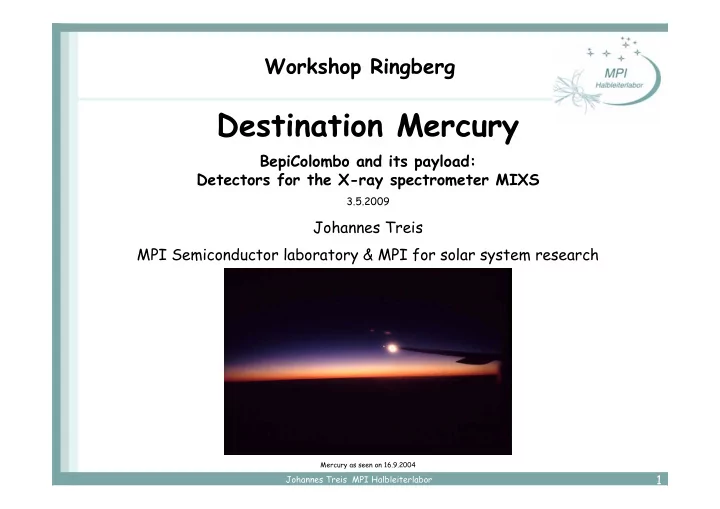 destination mercury