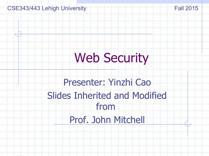 web security