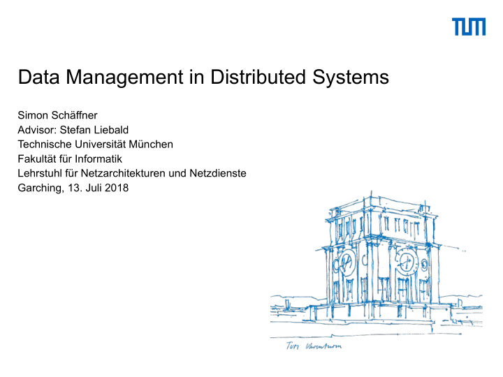 data management in distributed systems