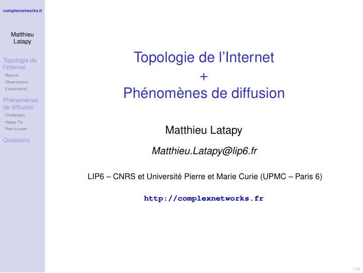 topologie de l internet