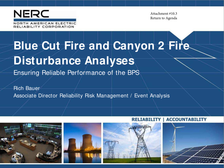 blue cut fire and canyon 2 fire disturbance analyses