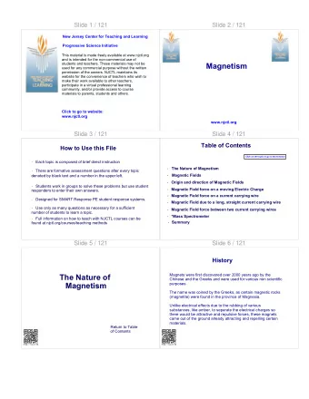 Magnetism  used for any commercial purpose without the written  permission of the owners. NJCTL