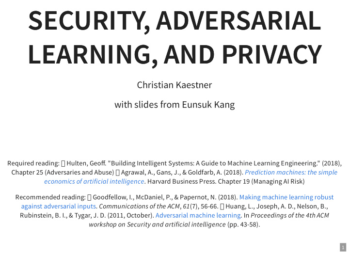 security adversarial security adversarial learning and