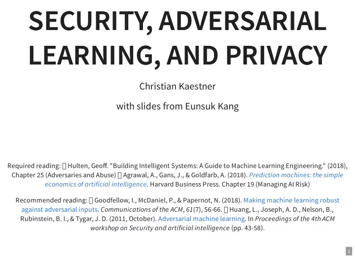 security adversarial security adversarial learning and