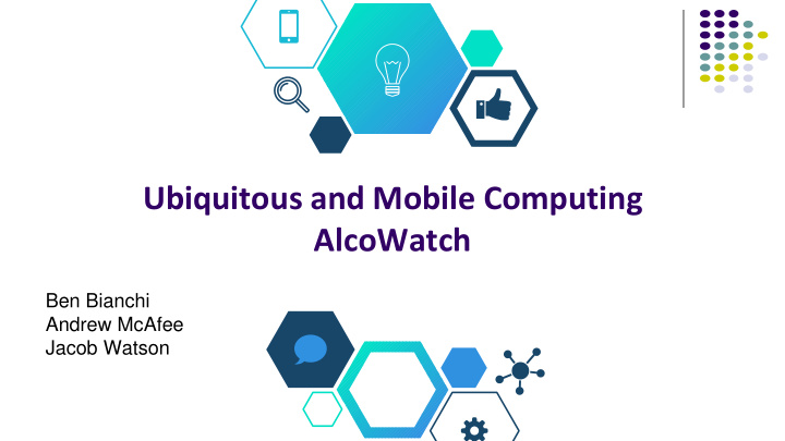 ubiquitous and mobile computing