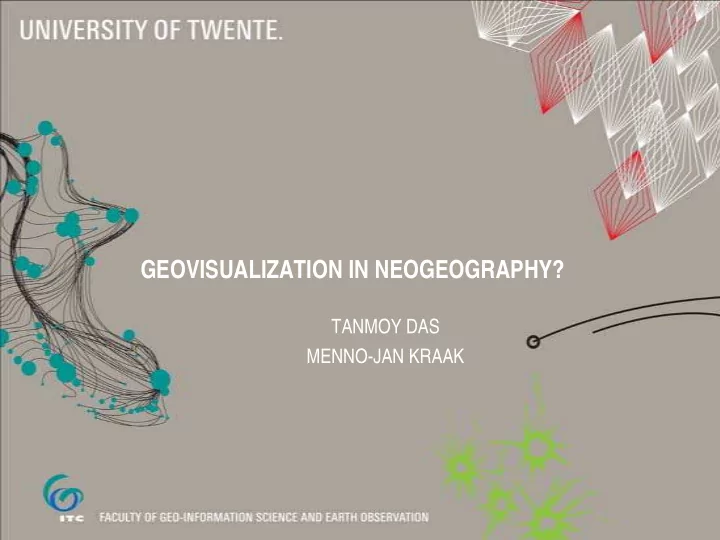 geovisualization in neogeography