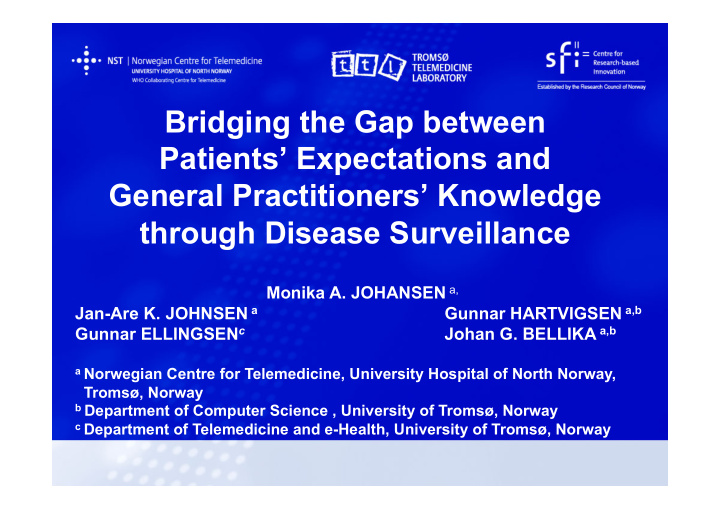bridging the gap between patients expectations and