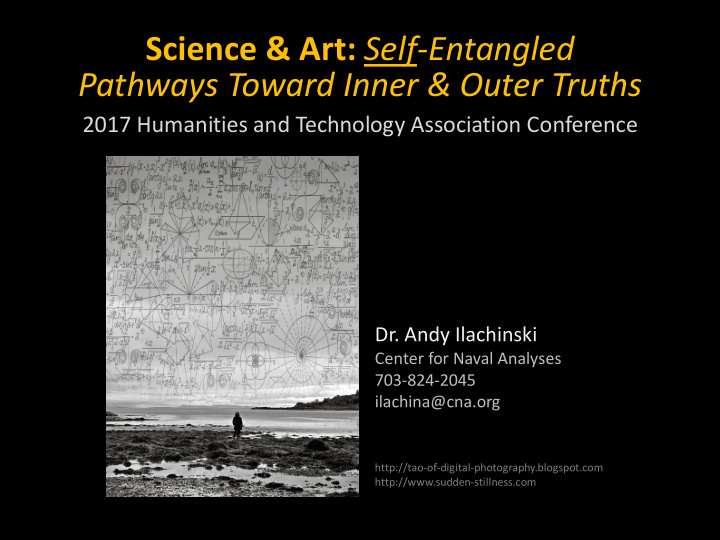 science art self entangled pathways toward inner outer