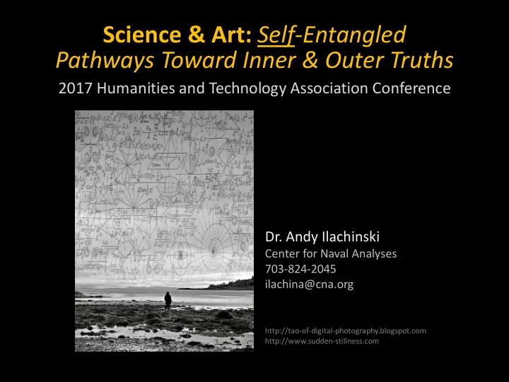 science art self entangled pathways toward inner outer