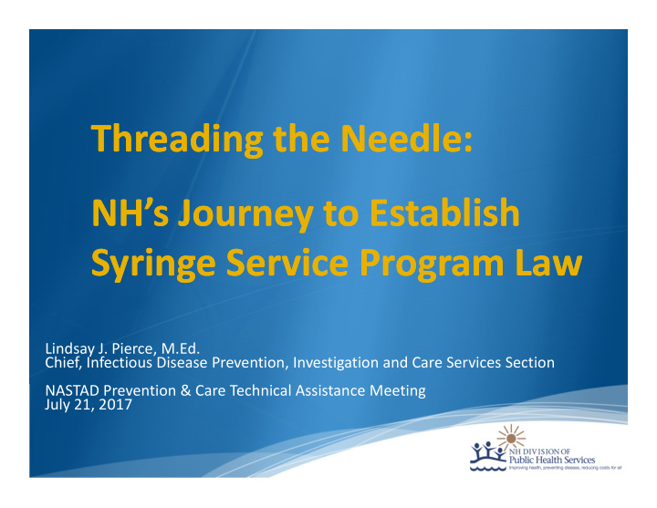 threading the needle threading the needle nh s journey to