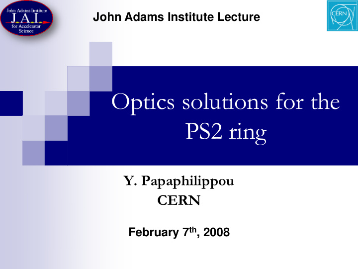 optics solutions for the