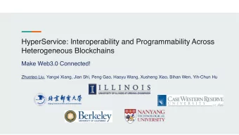 HyperService: Interoperability and Programmability Across  Heterogeneous Blockchains  Make Web3.0