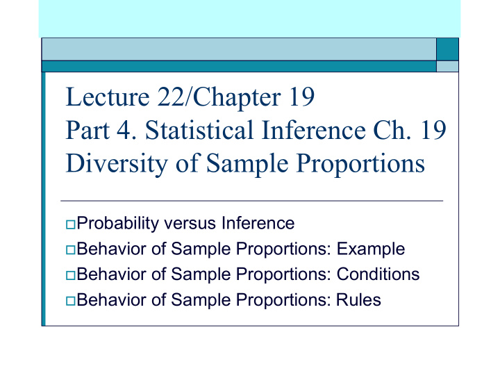 lecture 22 chapter 19 part 4 statistical inference ch 19