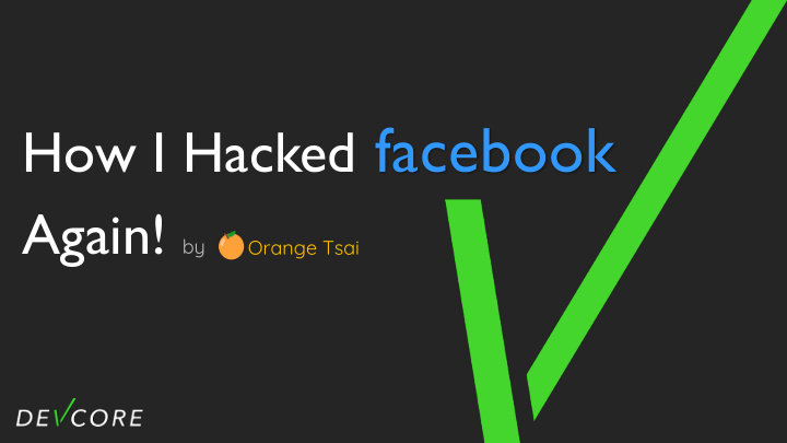 how i hacked facebook