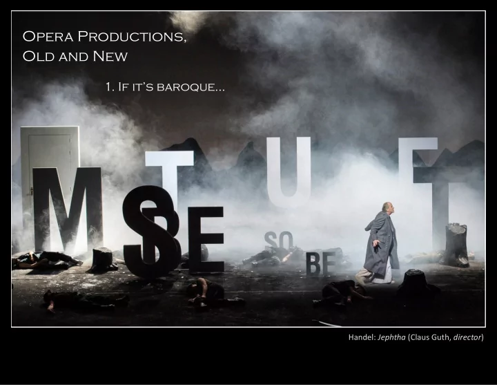 opera productions
