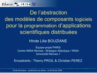 De labstraction des modles de composants logiciels pour la programmation  dapplications