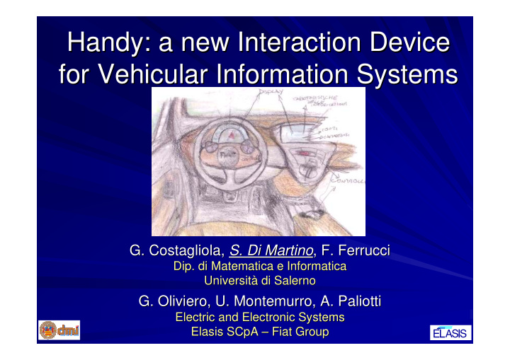 handy a new interaction device handy a new interaction