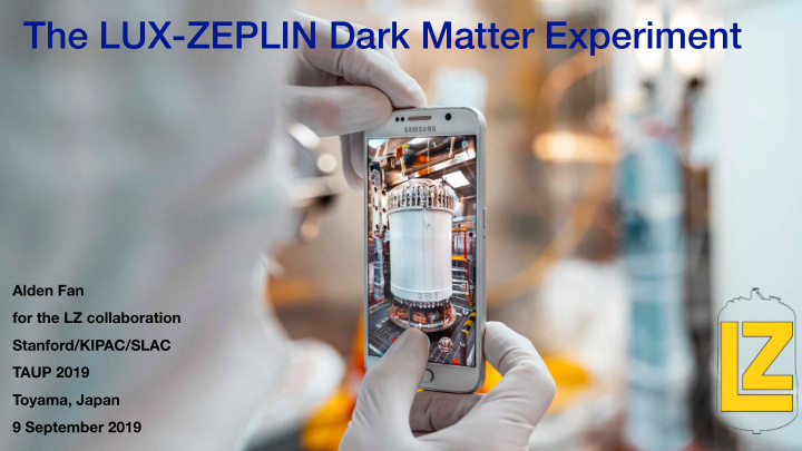 the lux zeplin dark matter experiment