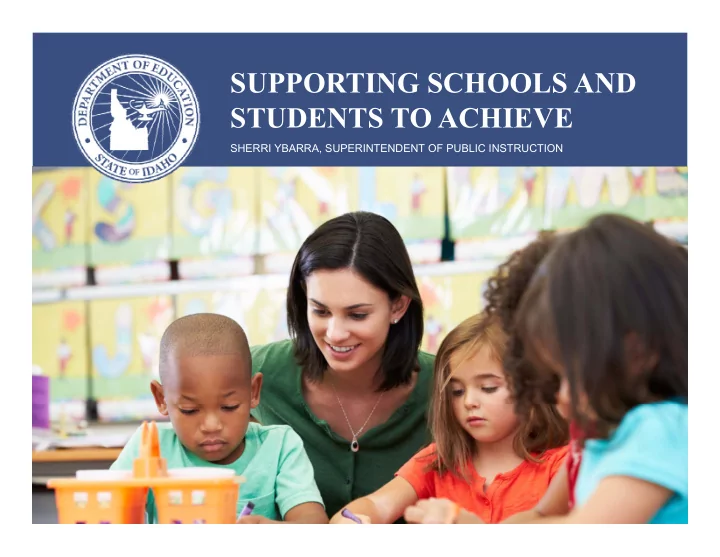 supporting schools and students to achieve