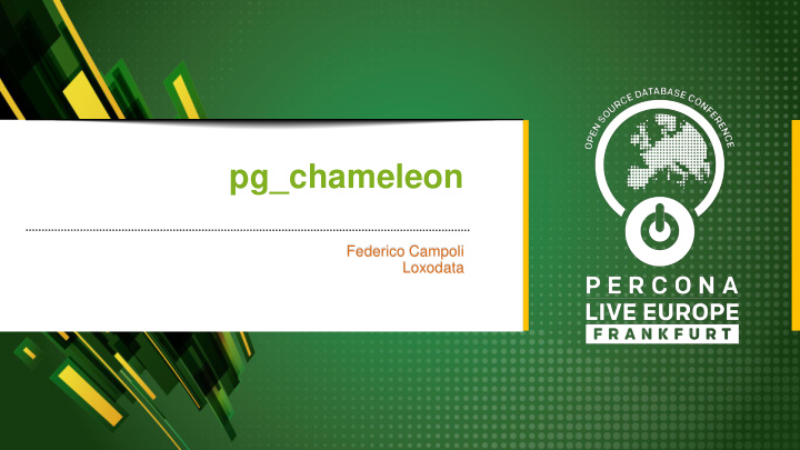 pg chameleon