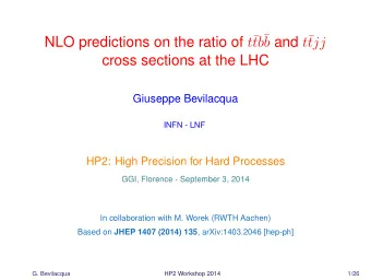tb  NLO predictions on the ratio of t  b and t   tjj  cross sections at the LHC  Giuseppe