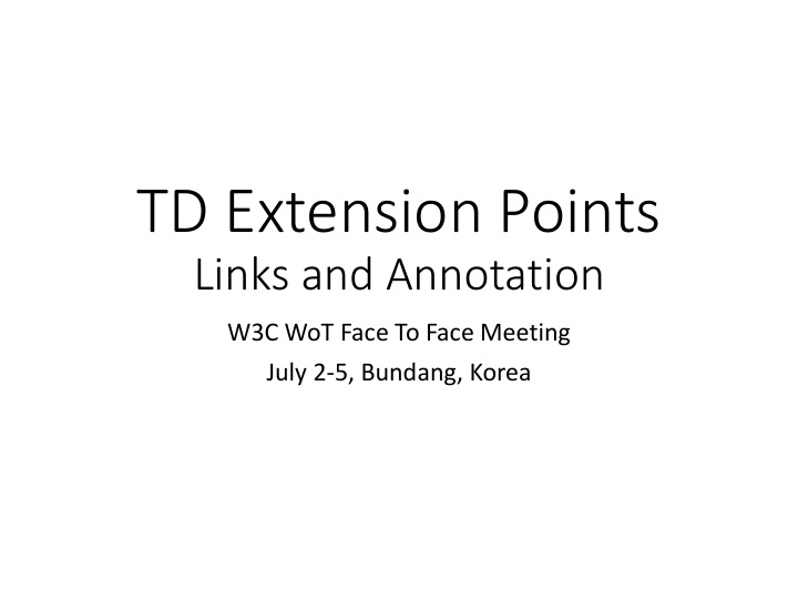 td extension points