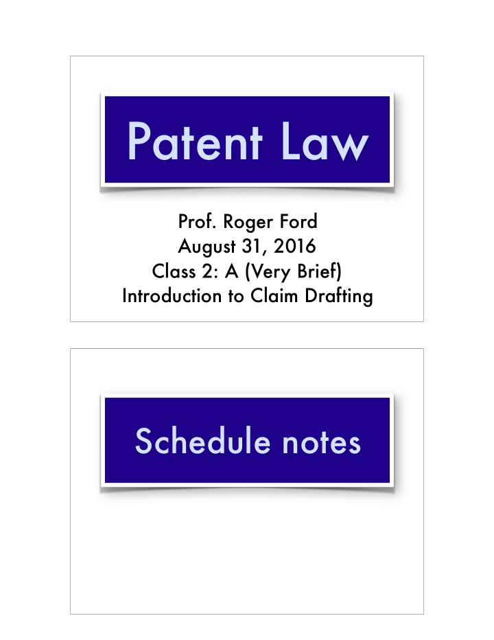 patent law