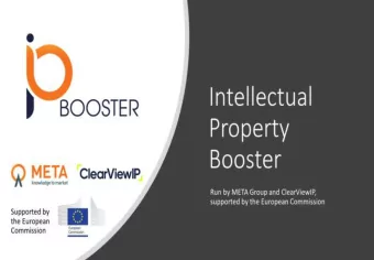 In a nutshell:  Intellectual Property  Booster  Who  Client: DG Research &amp;  Innovation