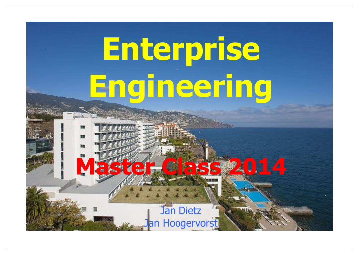 enterprise engineering