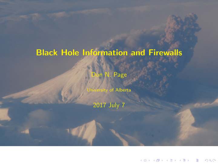 black hole information and firewalls