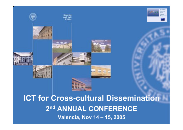 ict for cross cultural dissemination