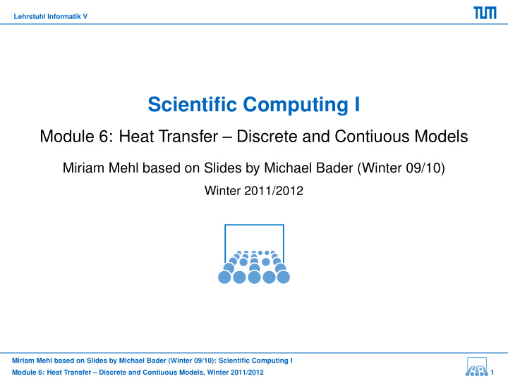 scientific computing i