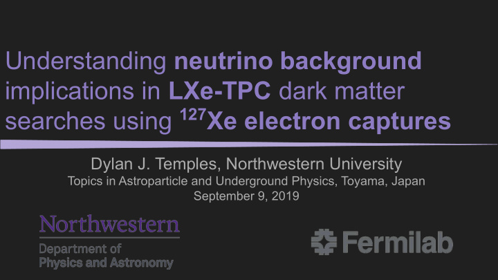 understanding neutrino background implications in lxe tpc