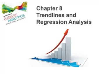 Trendlines  Simple Linear Regression  Multiple Linear Regression  Systematic Model