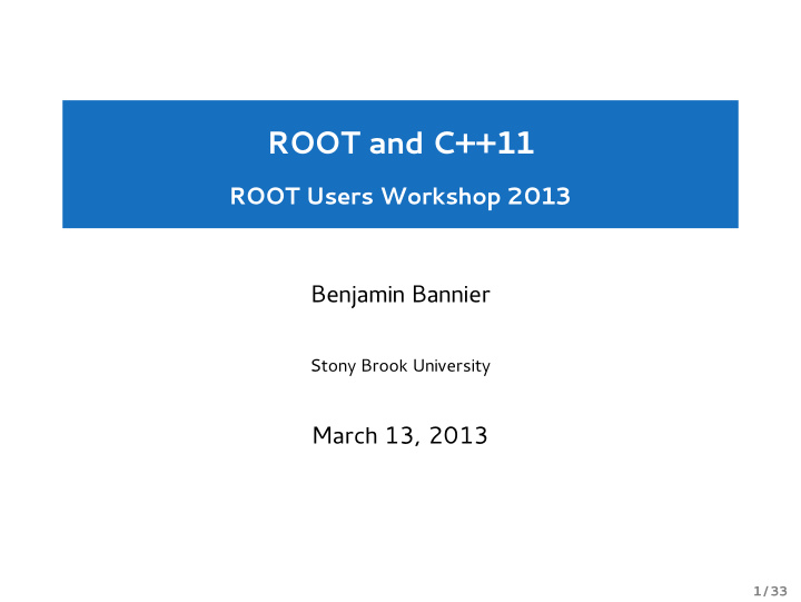 root and c 11