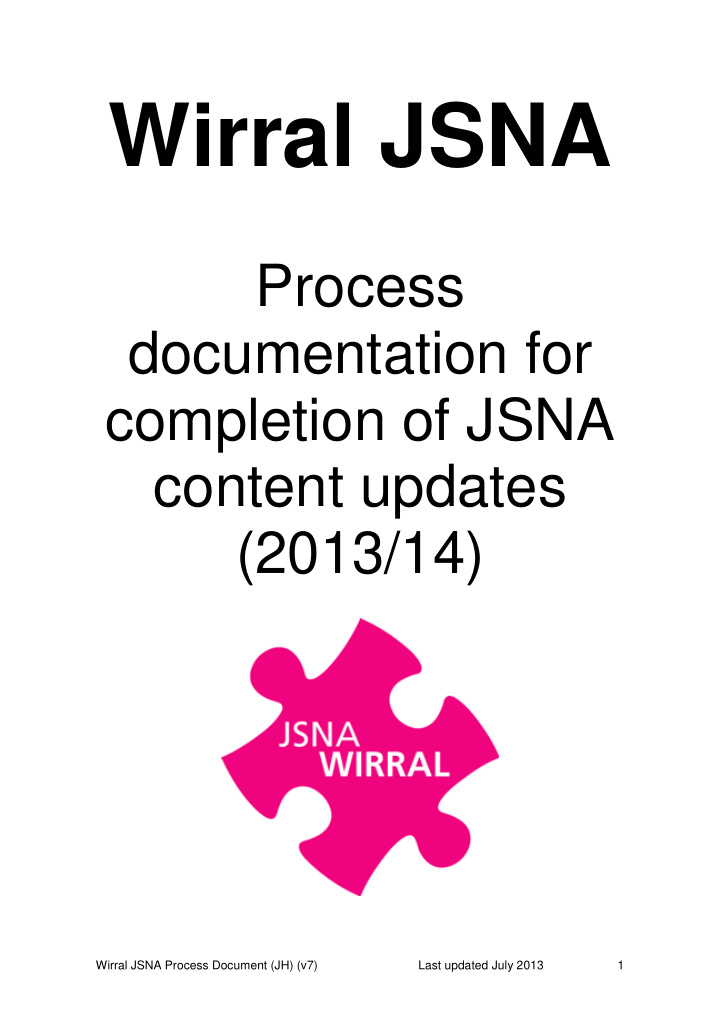 wirral jsna