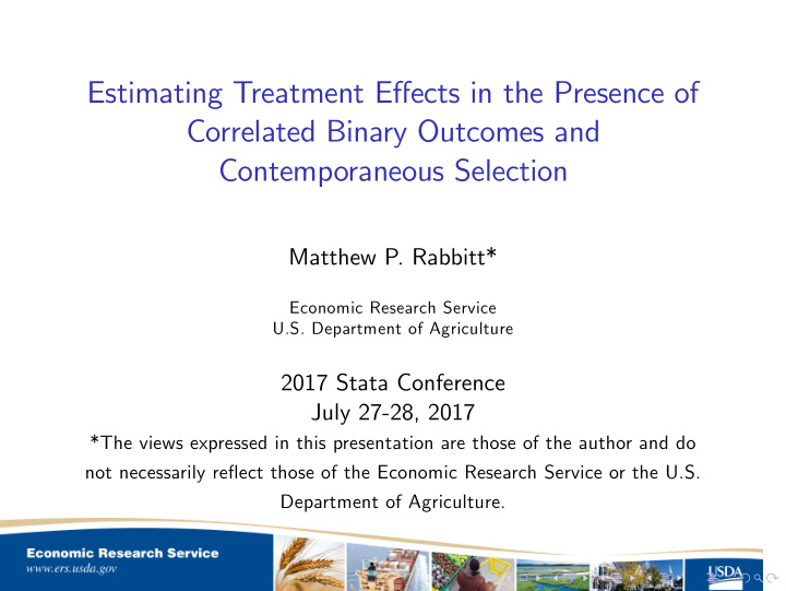 estimating treatment effects in the presence of