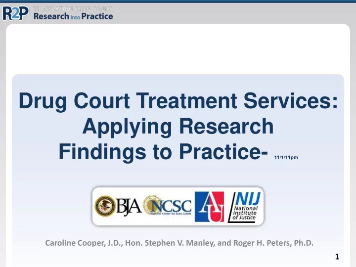 drug court treatment services