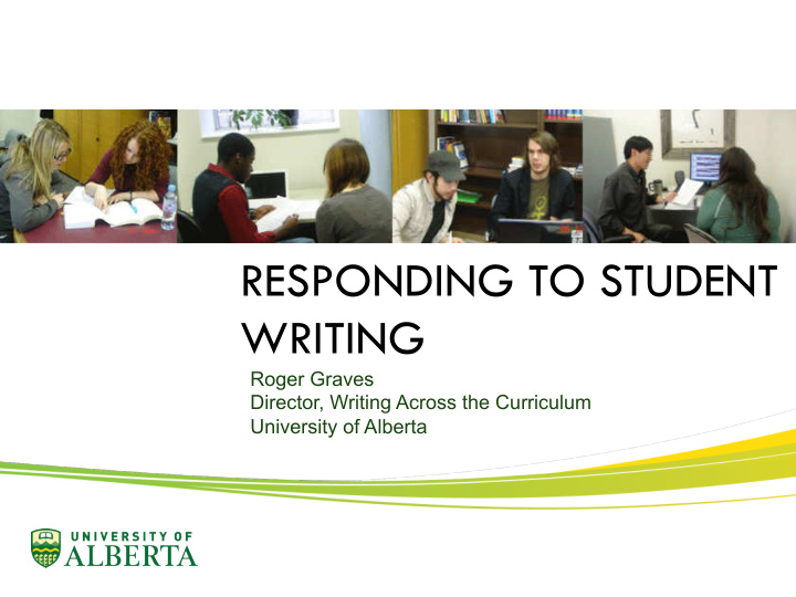 responding to student writing