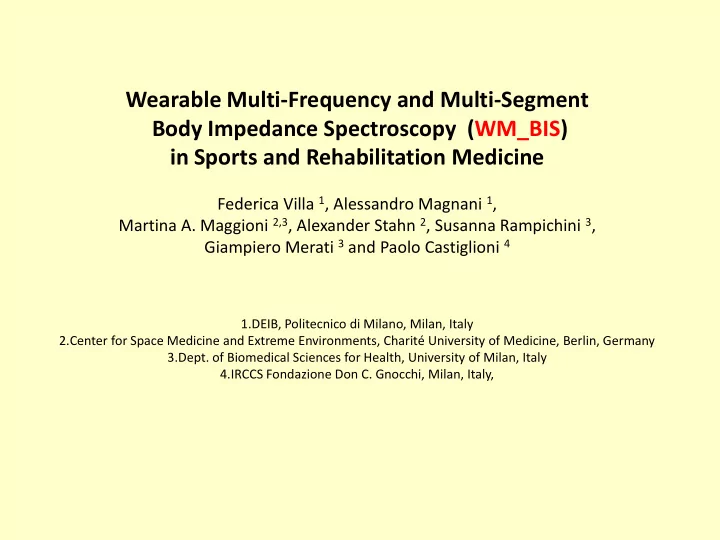 in sports and rehabilitation medicine