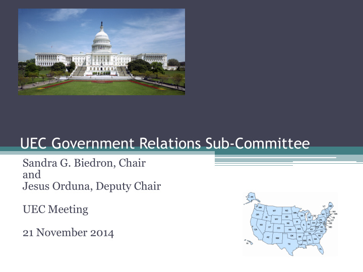 uec government relations sub committee