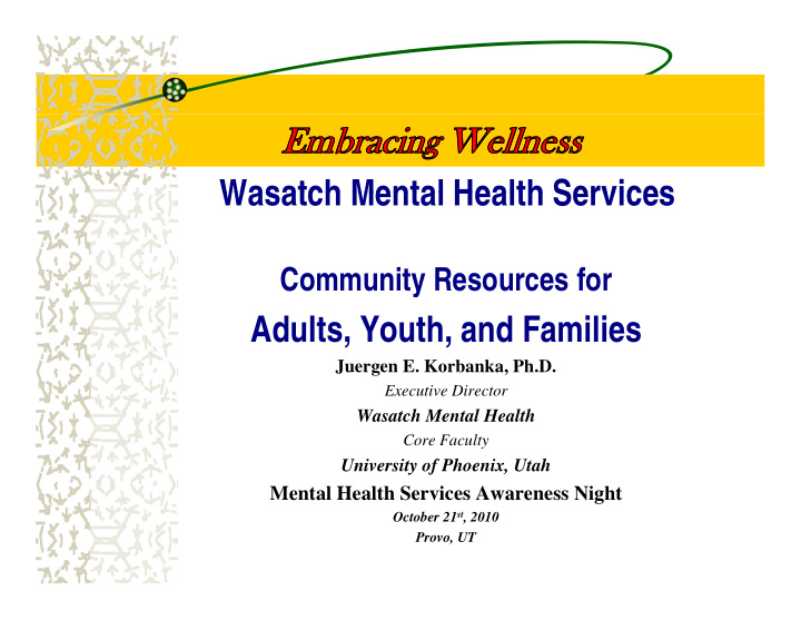 wasatch mental health services wasatch mental health