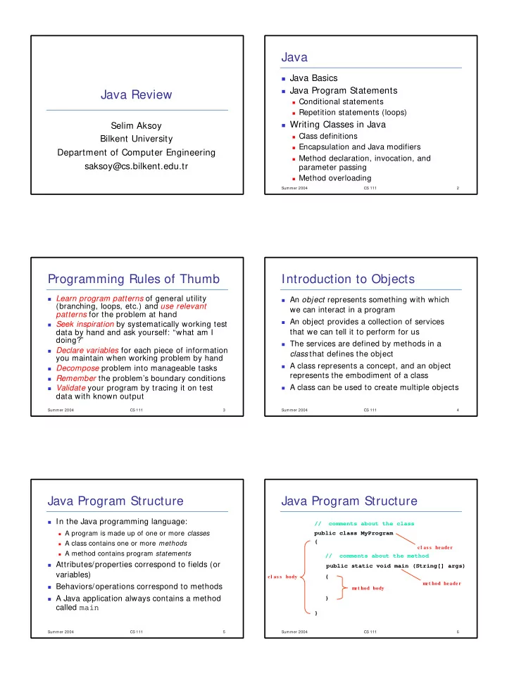 java