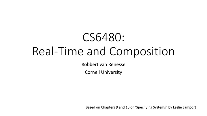 cs6480 real time and composition