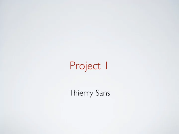 project 1