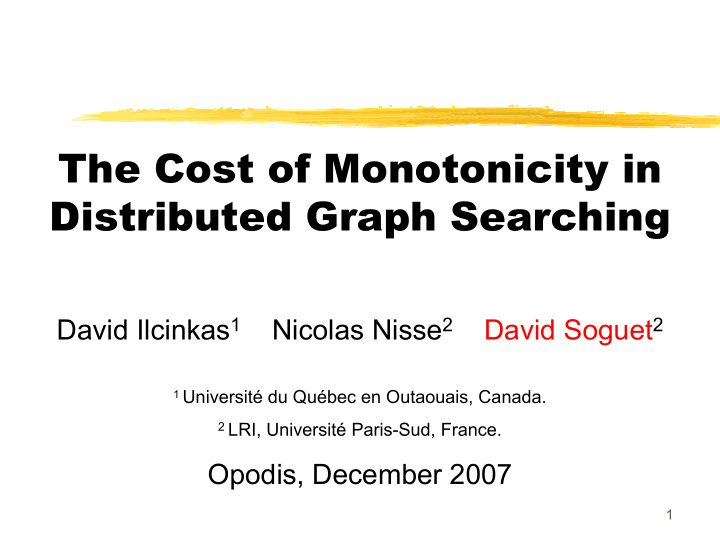 the cost of monotonicity in distributed graph searching